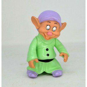 Vintage Disney Snow White And The Seven Dwarves Dopey 6 Inch Figure